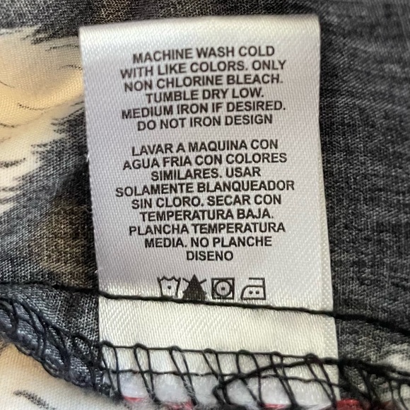 Rugby University Cotton Santa Christmas Button Down Shirt Top Large - Picture 7 of 7